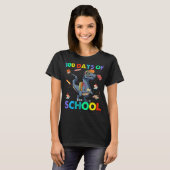 学校の恐竜100日目 Tシャツ (正面フル)