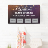 学校の懇親会へようこそフォトバナー 横断幕 (インサイチュ)