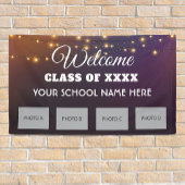 学校の懇親会へようこそフォトバナー 横断幕