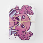 学校の招待状の100日目 ラッピングペーパーシート (インサイチュ)