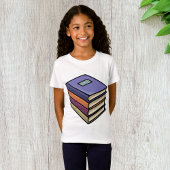 学校の教科書の女の子Tシャツ Tシャツ