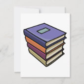 学校の教科書招待状 招待状 (正面)