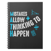 学校の数学の先生の間違いが考えHapに許可 ノートブック (正面)