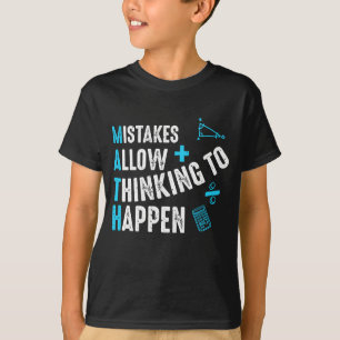 学校の数学先生の誤りが考えるHapを許す Tシャツ