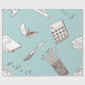 学校の数学 ラッピングペーパー (フラット)