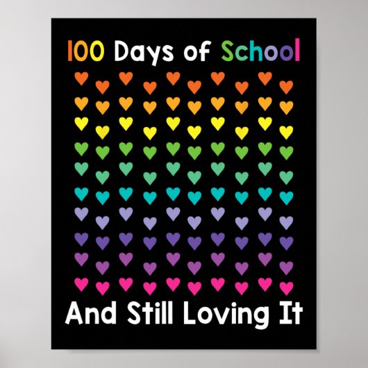 学校の日と今もそれを愛して100虹を聞く ポスター (正面)