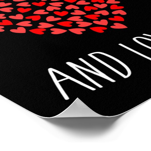 学校の日と100番目のハートとの愛 ポスター (角)