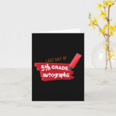 学校の日オートグラフ小学5年生 カード (黄色い花)