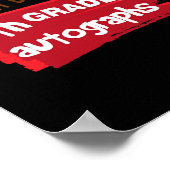 学校の日オートグラフ小学5年生 ポスター (角)