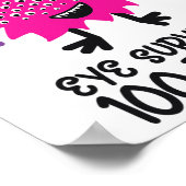 学校の日モンスターガールズキッズアイ生き延び100 ポスター (角)