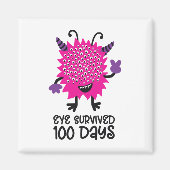 学校の日モンスターガールズキッズアイ生き延び100 マグネット (正面)