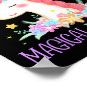 学校の日ユニコーン100日マジカル学のギ ポスター (角)