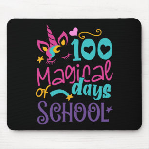 学校の日ユニコーン100魔法の日先生ギル マウスパッド