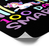 学校の日先生100日レインボーユニ ポスター (角)