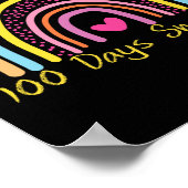 学校の日先生100日レインボール ポスター (角)