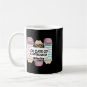 学校の日幼稚園ヒョウ鉛筆先生 コーヒーマグカップ (左)