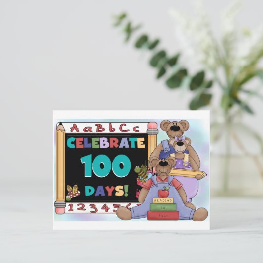 学校の日百名 ポストカード (スタンド正面)