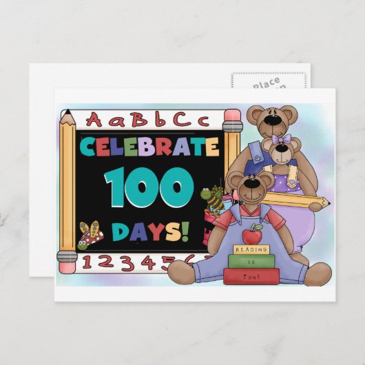 学校の日百名 ポストカード (正面/裏面)