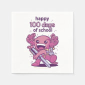 学校の日100名 スタンダードカクテルナプキン (正面)