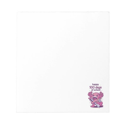 学校の日100名 ノートパッド (正面)