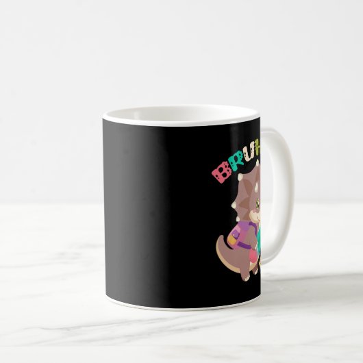 学校の日100恐竜のBruh 100歳のScho コーヒーマグカップ (正面右)