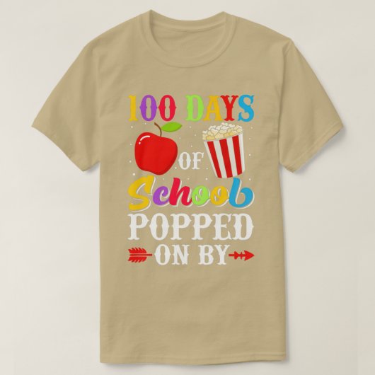 学校の日100日までに100校が誕生 Tシャツ (デザイン正面)