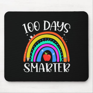 学校の日100日頭が切れる先生 マウスパッド