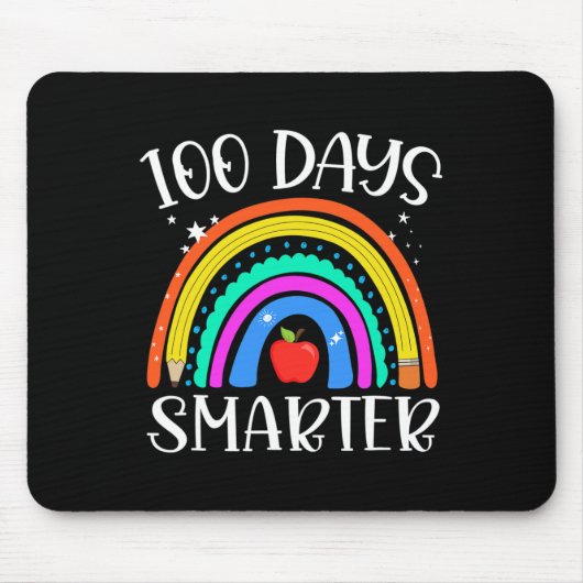 学校の日100日頭が切れる先生 マウスパッド (正面)