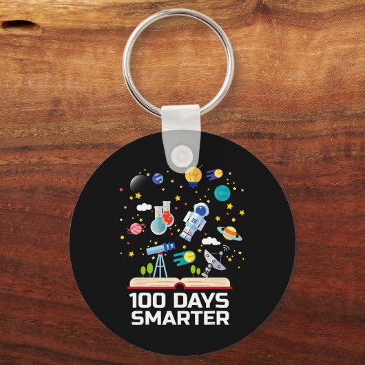 学校の日100日頭が切れる本宇宙恋人G キーホルダー (正面)