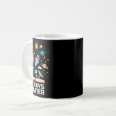 学校の日100日頭が切れる本宇宙恋人G コーヒーマグカップ (正面左)