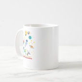 学校の日100日頭が切れる本宇宙恋人G コーヒーマグカップ (正面左)
