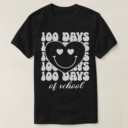学校の日100 Tシャツ (デザイン正面)