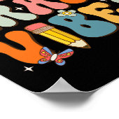 学校の日2年生のバイブ新学期 ポスター (角)