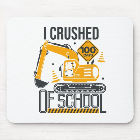 学校の日 エスカベーター 建設 100日記念 ボー マウスパッド (正面)