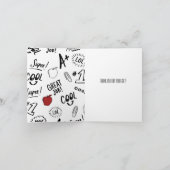 学校の時間 サンキューカード (内部)