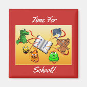 学校の時間 マグネット (正面)