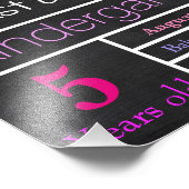 学校の最初の日の看板，黒板の看板，ポスター フォトプリント            (角)