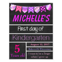 学校の最初の日の看板，黒板の看板，ポスター