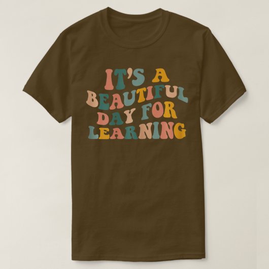 学校の最初の日美しい日学だ Tシャツ (デザイン正面)
