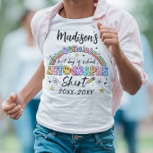 学校の最後のサイン Tシャツ