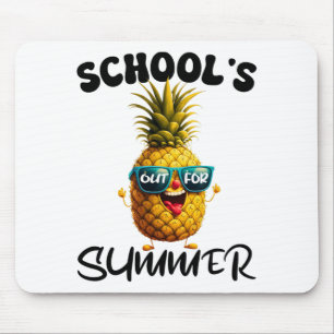 学校の最後の日の夏の先生ボーイギ マウスパッド