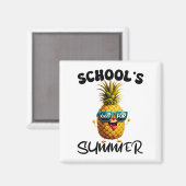 学校の最後の日の夏の先生ボーイギ マグネット (正面/裏面)