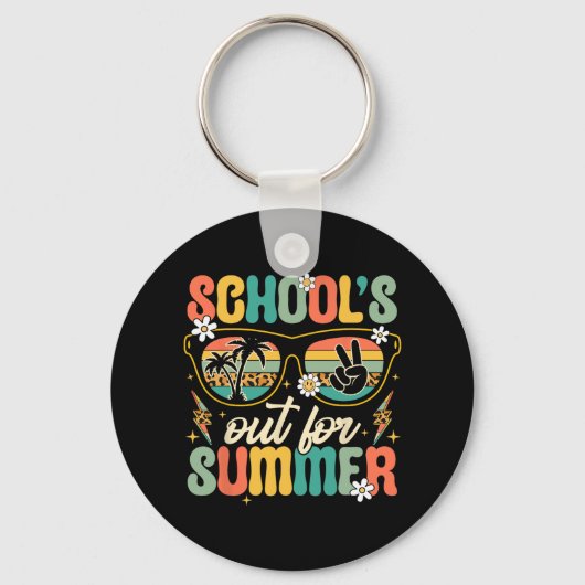 学校の最後の日の夏の先生少年G キーホルダー (正面)
