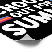 学校の最後の日の夏の先生少年G ポスター (角)