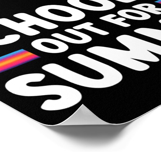 学校の最後の日の夏の先生少年G ポスター (角)