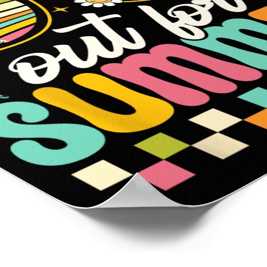 学校の最後の日の夏の先生少年G ポスター (角)