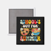 学校の最後の日の夏の先生少年G マグネット (正面/裏面)