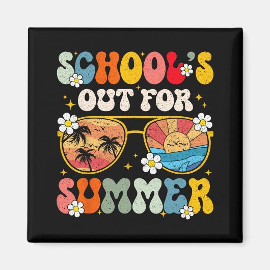 学校の最後の日の夏の先生少年G マグネット (正面)