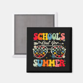 学校の最後の日の夏の先生少年G マグネット (正面/裏面)