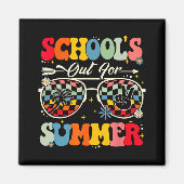 学校の最後の日の夏の先生少年G マグネット (正面)